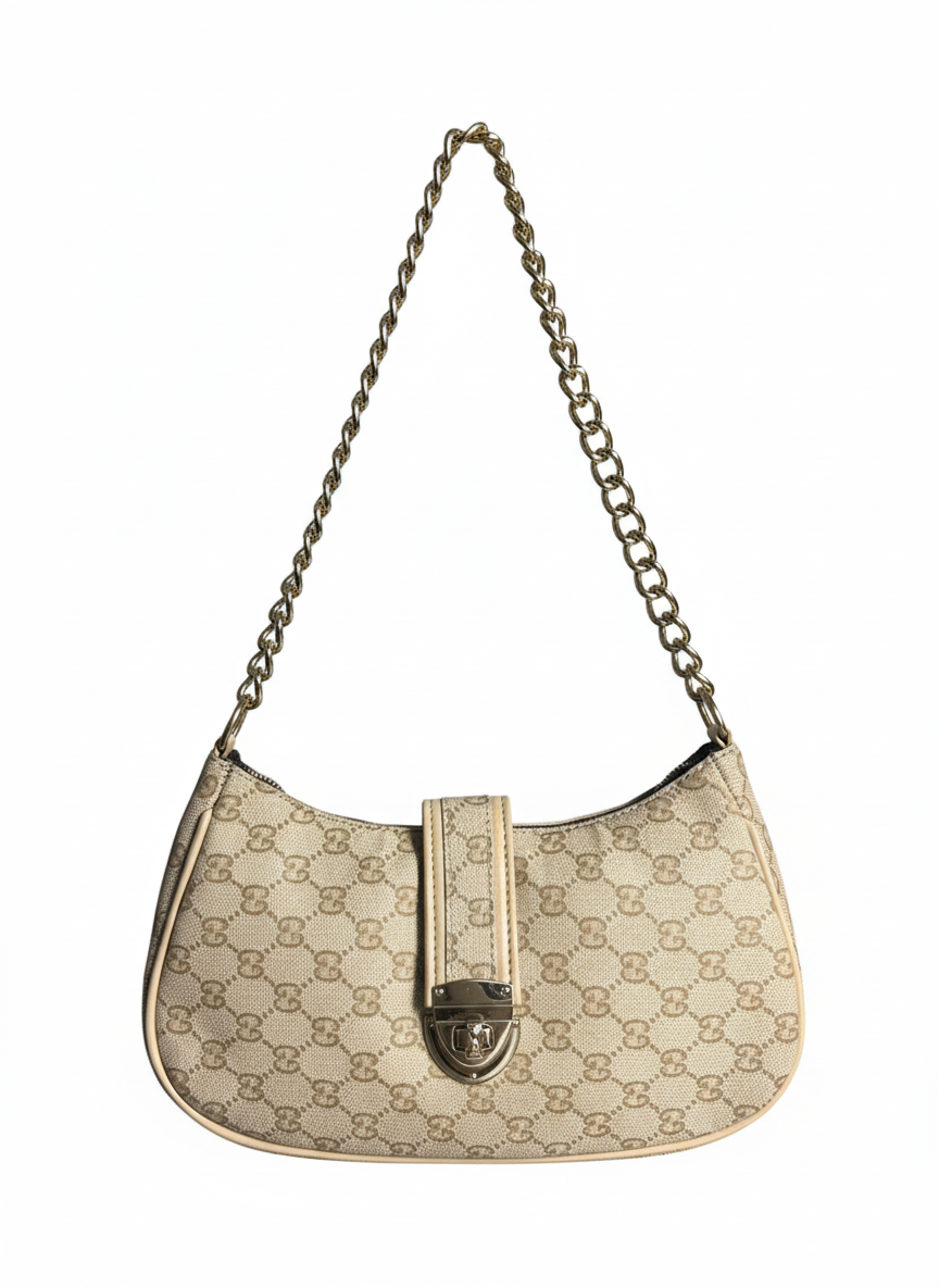 💛 Monogram Canvas Chain Shoulder Bag 💛