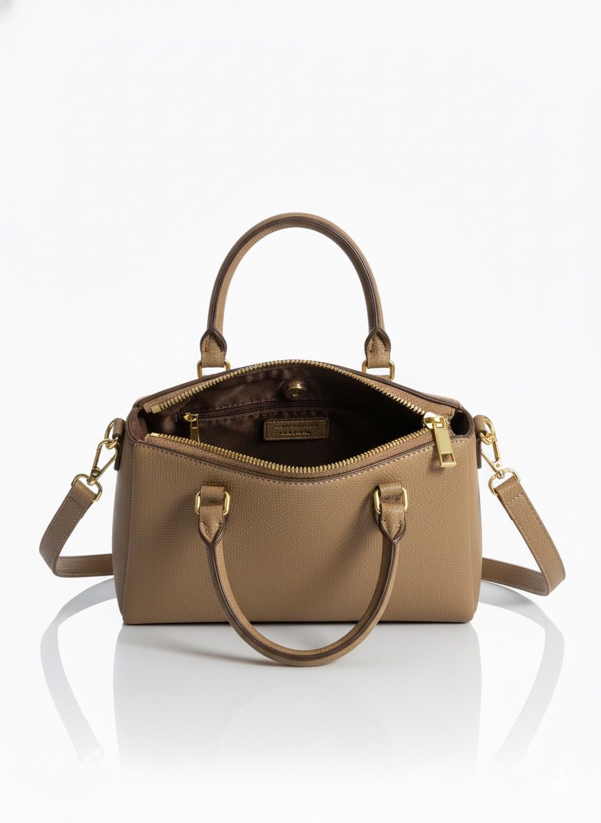 Classic Structured Top-Handle Satchel