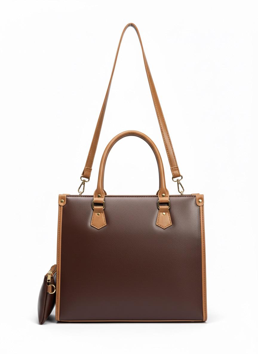 🤎 Classic Bi-Colour Structured Tote 🤎