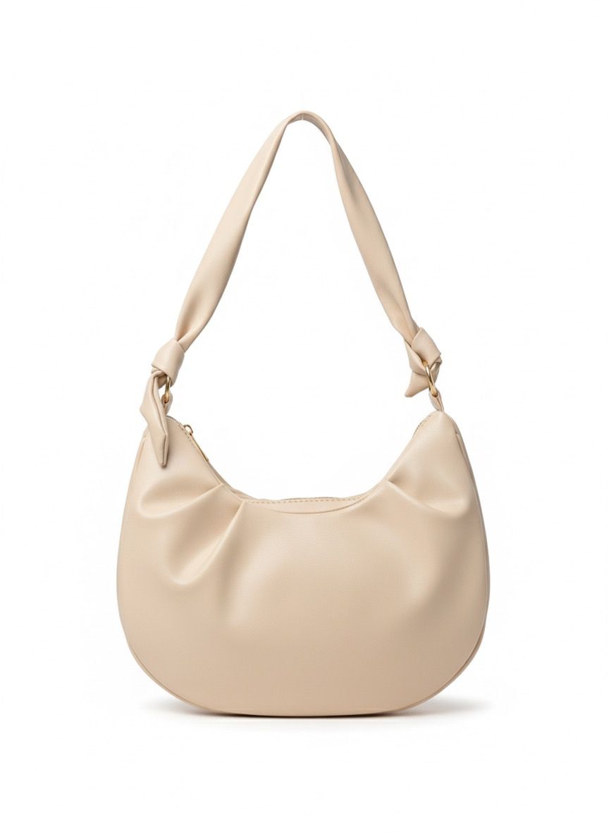 🥐 Ruched Croissant Shoulder Bag 🥐