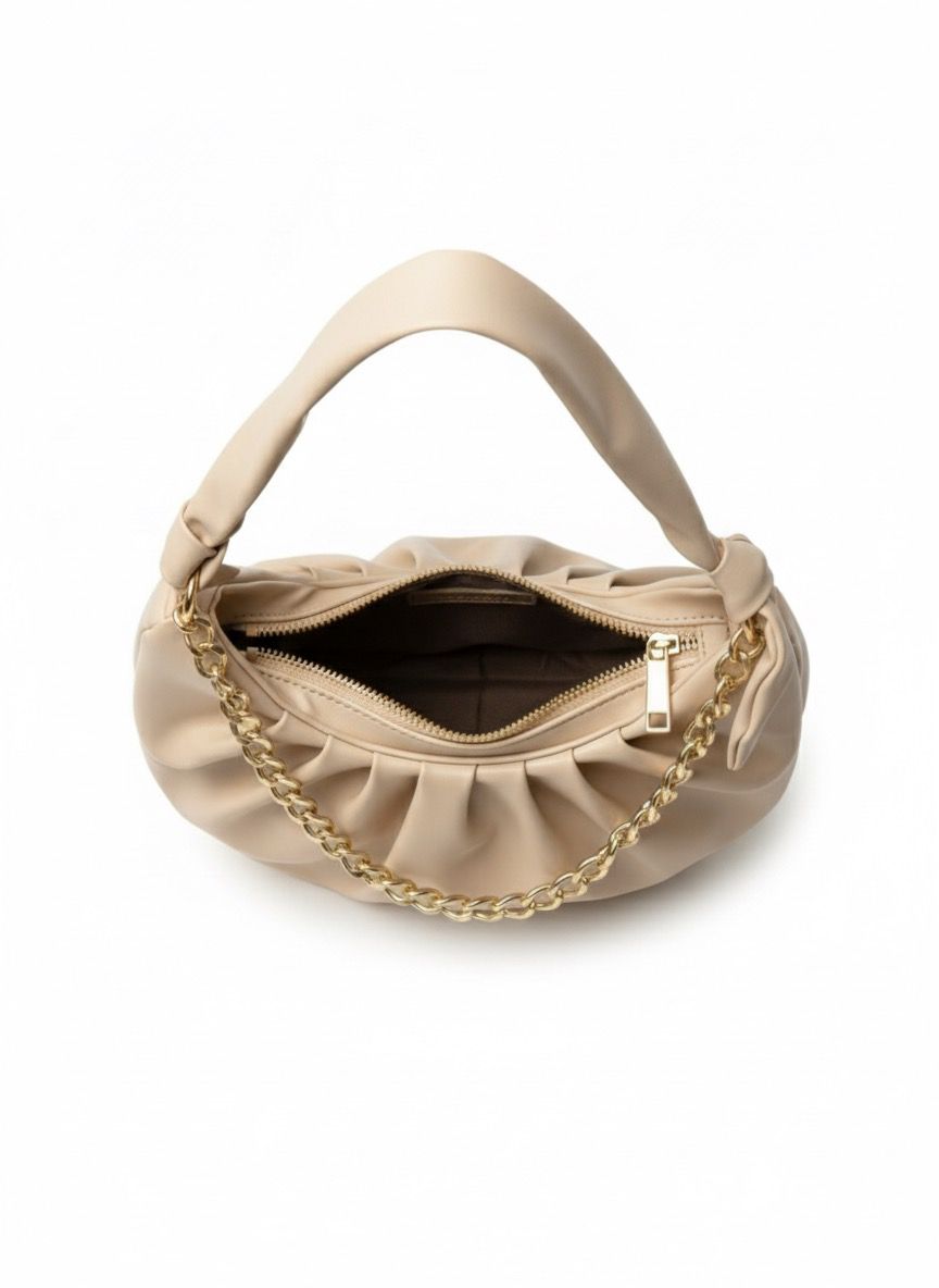 🥐 Ruched Croissant Shoulder Bag 🥐
