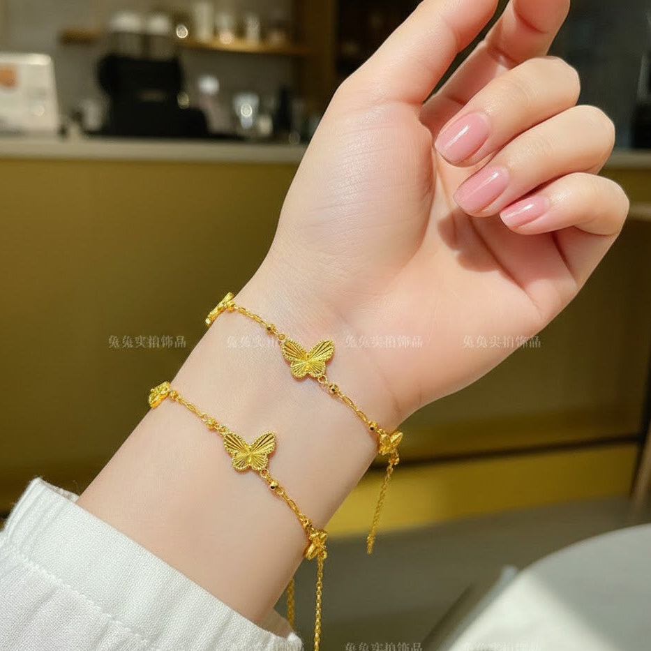 Élysée Papillon 18K Gold Butterfly Jewellery Set